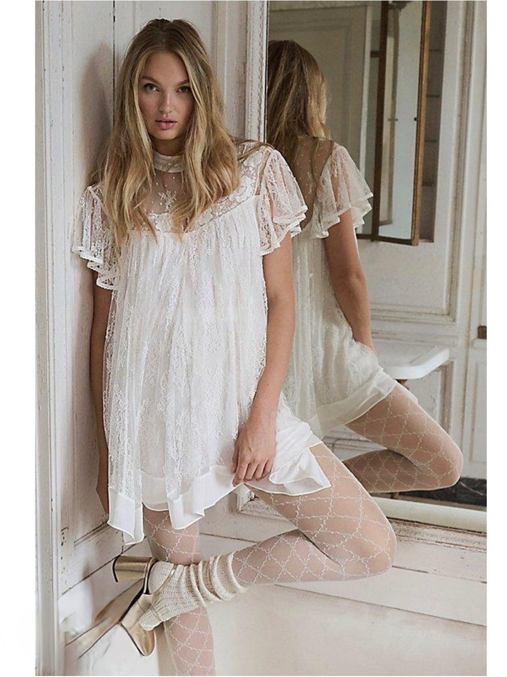 NWT Free People Starry Eyed Mini Dress